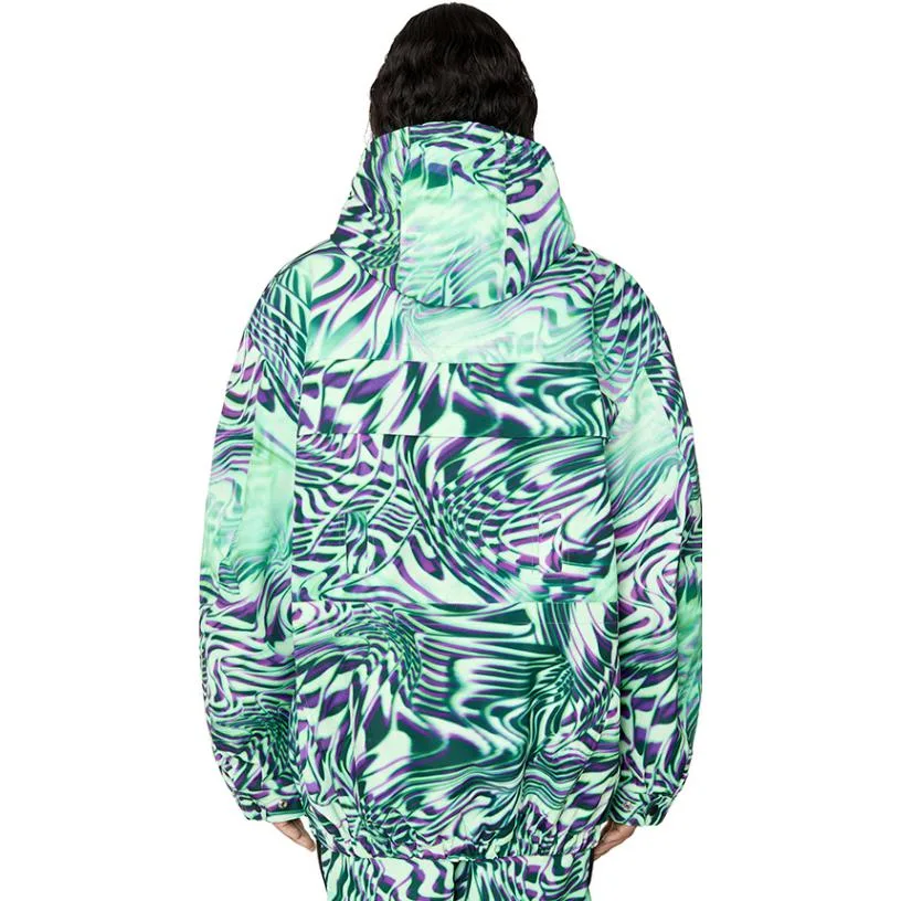 DIESEL FW22 Puffer Jacket Unisex черный белый зеленый — фото 4