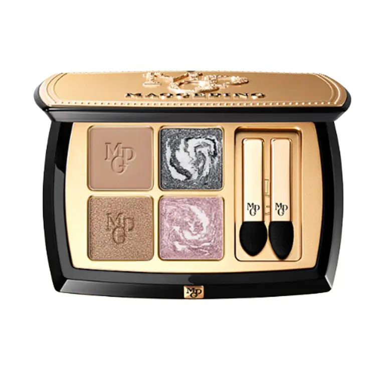 

Палитра теней для век Flat Shaping Crystal Color 4 Colors Eye Enhancing 6g MAOGEPING, #21 Gilded коричневый Ink Rouge