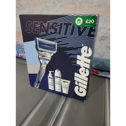 

Gillette SkinGuard Sensitive + гель для бритья, средство для умывания и увлажняющий крем для лица, 200 мл