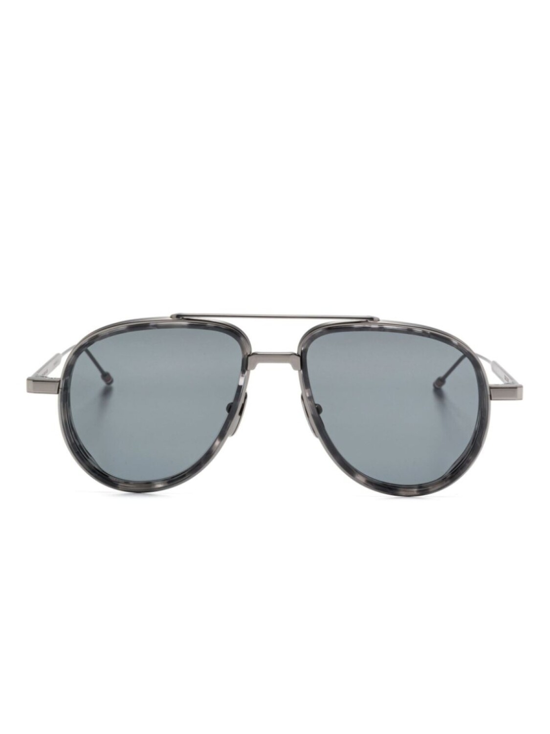 

Thom Browne Eyewear солнцезащитные очки-пилоты, серый