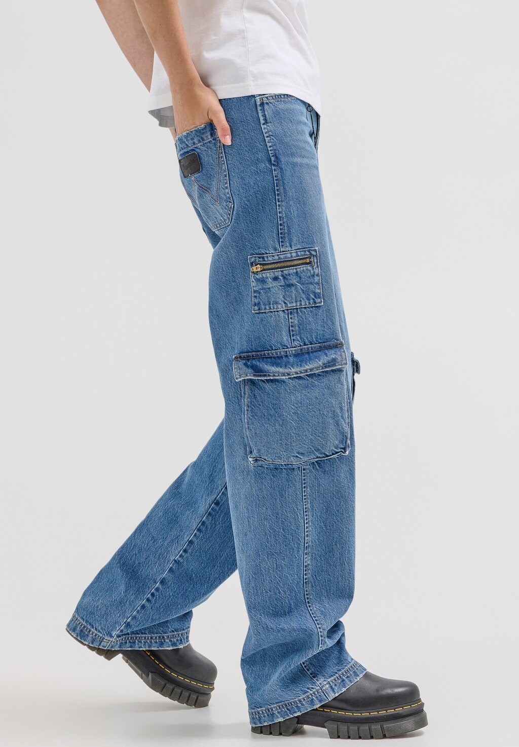 

Джинсы прямого кроя HOT WHEELS PANTS Wrangler, синий деним