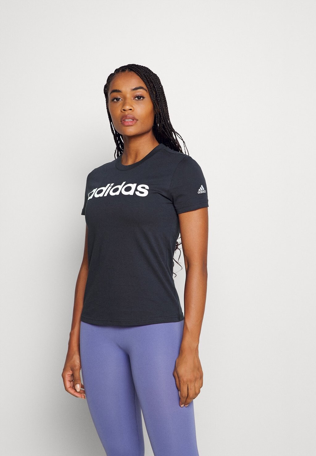 

Футболка с принтом Adidas, Черный, Футболка с принтом Adidas