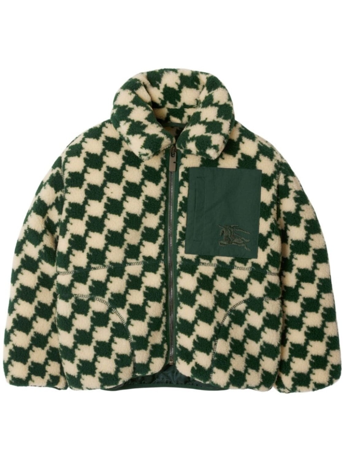 

Burberry Kids флисовая куртка в ломаную клетку, зеленый