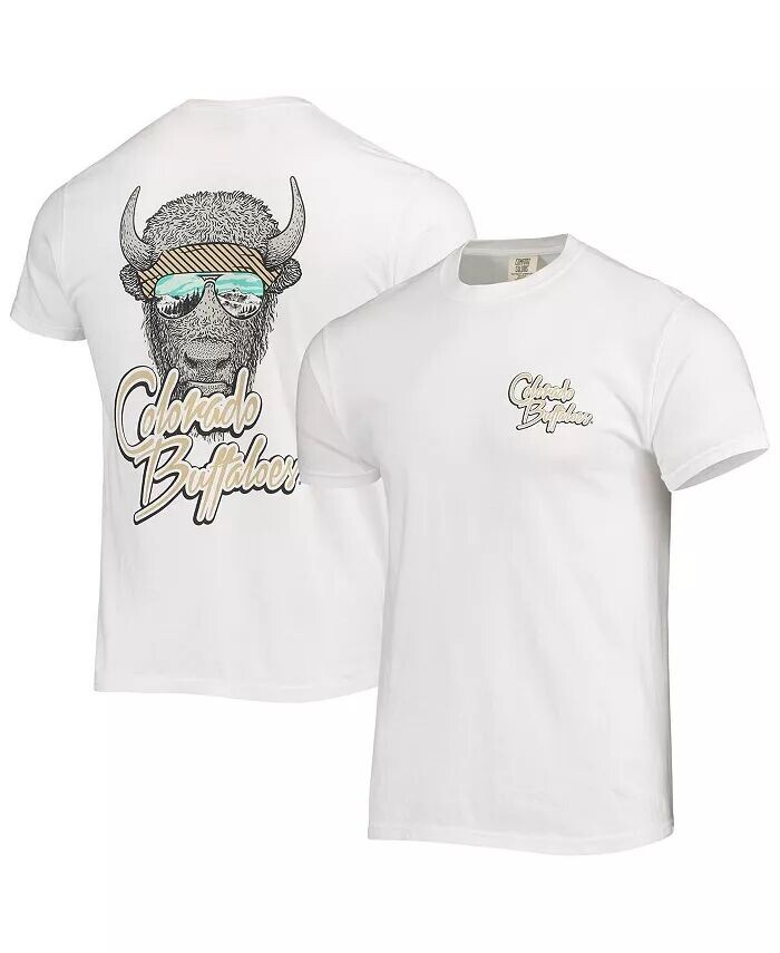 

Мужская белая футболка-бандана с талисманом Colorado Buffaloes Image One