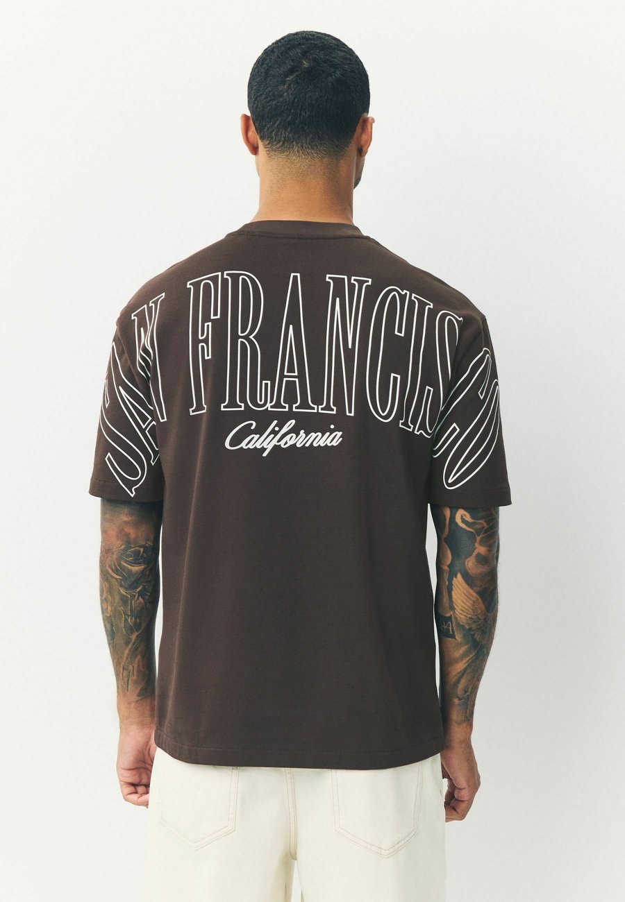 

Футболка Next Print T-shirt, Brown San Francisco/Brown