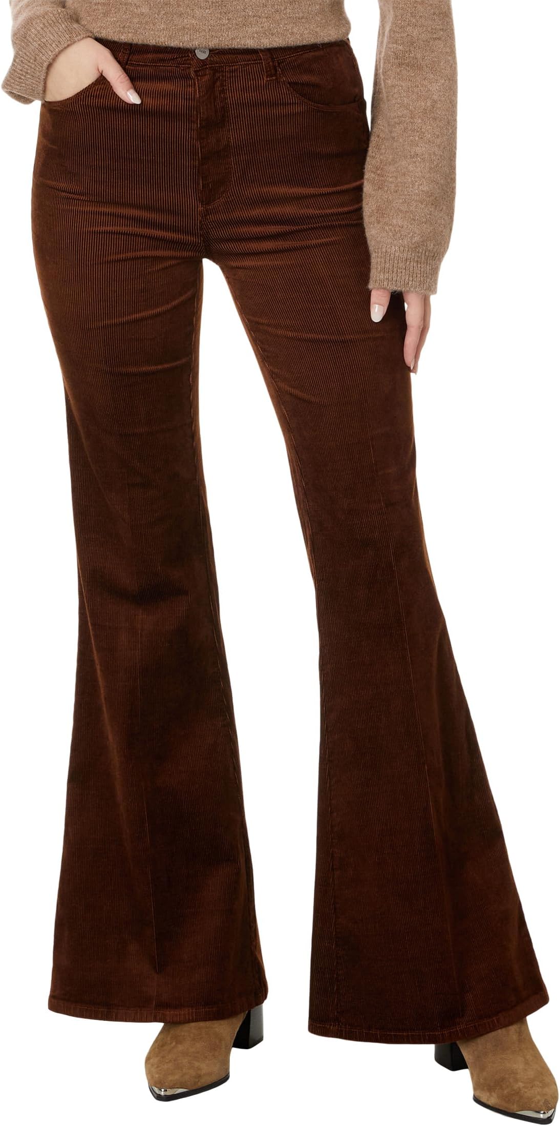 

Джинсы Paige Charlie Flare in Maple Brown, цвет Maple Brown
