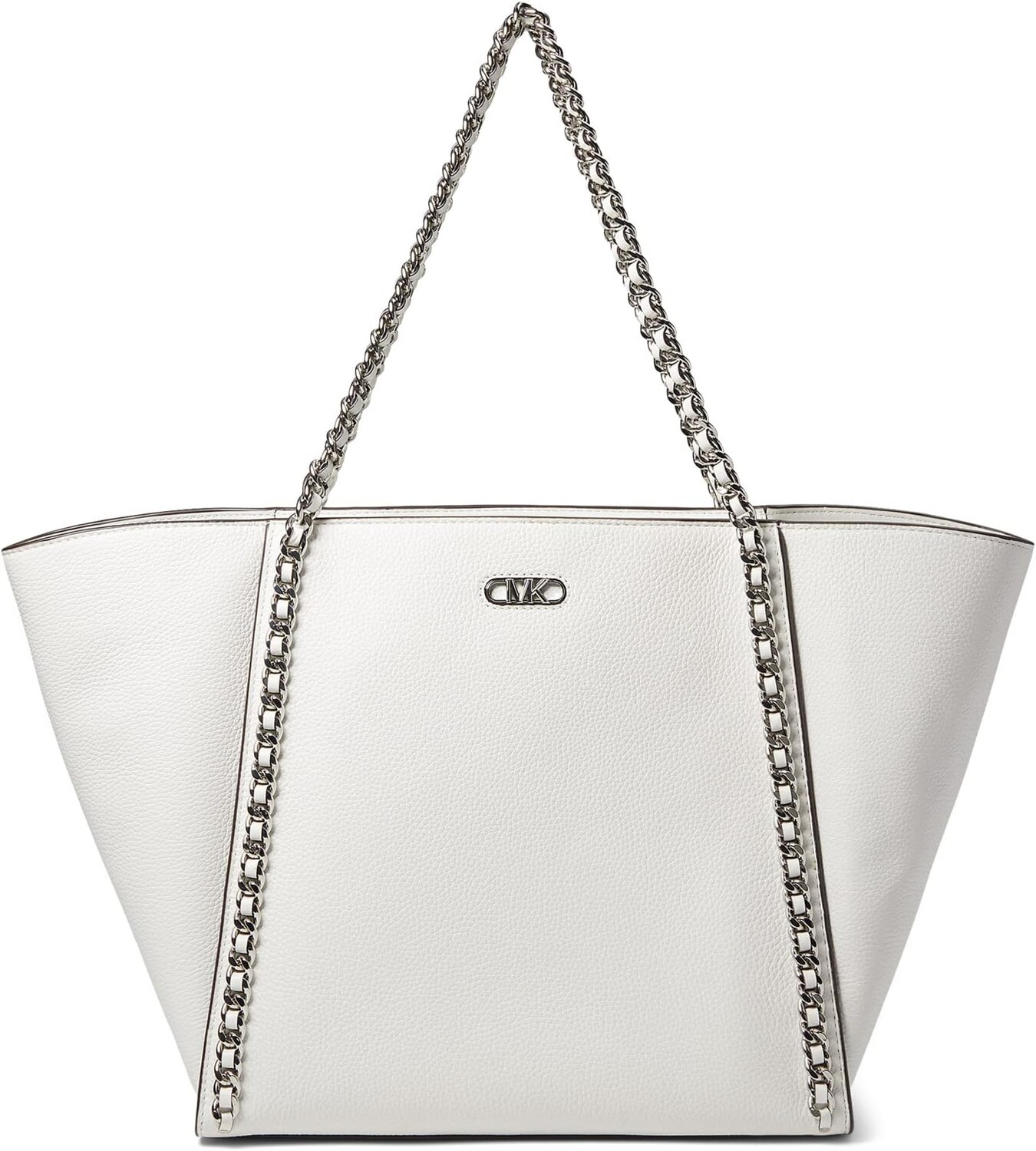 

Сумка Michael Kors Westley Large Top Zip Chain Tote, цвет Optic White