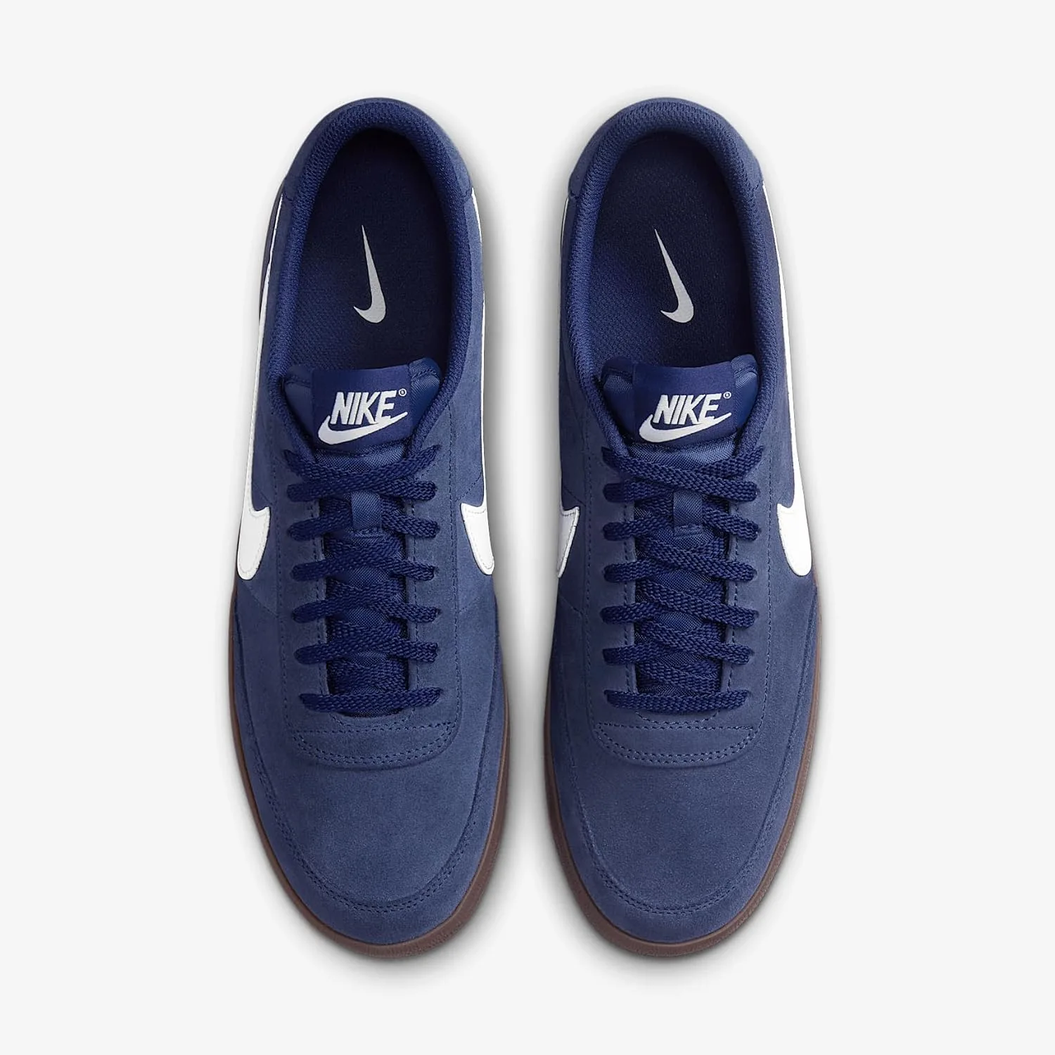 Мужские кожаные кроссовки Nike Killshot 2, белый/темно-синий — фото 4