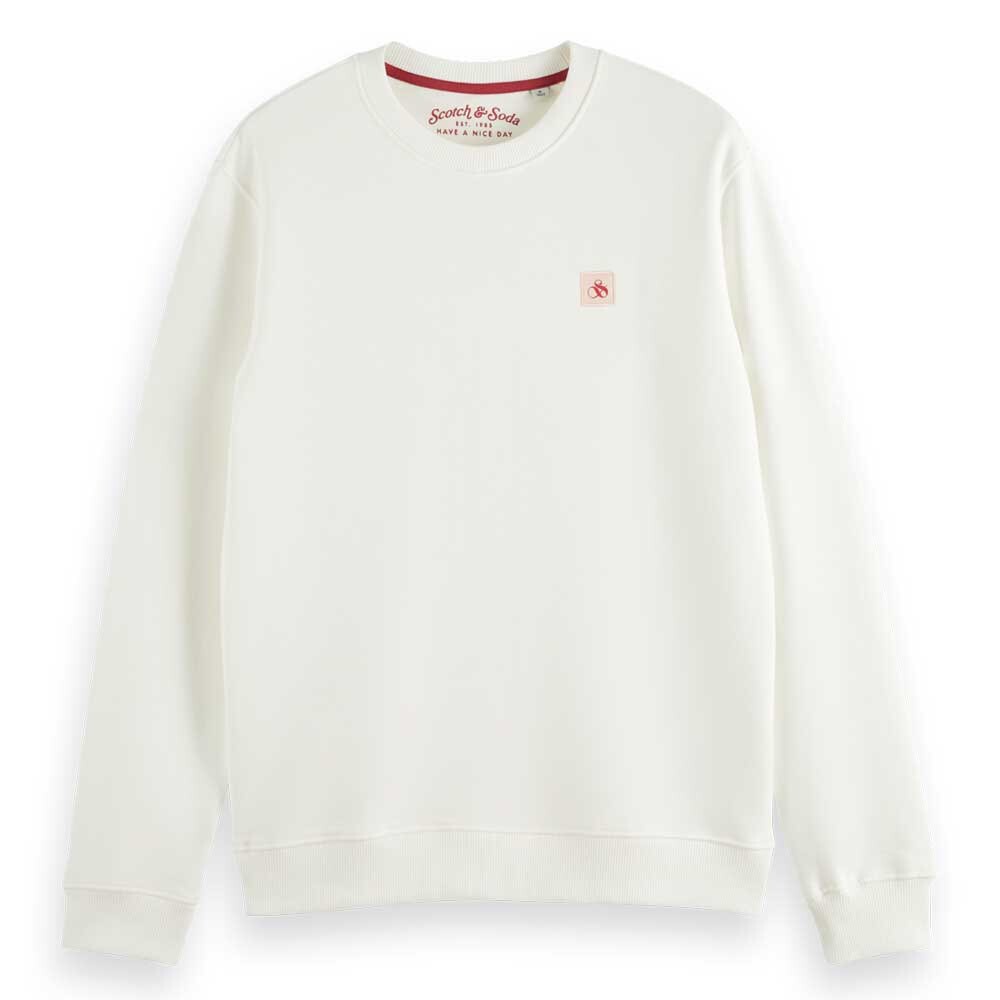 

Толстовка Scotch & Soda Essential Logo Badge, бежевый, Белый, Толстовка Scotch & Soda Essential Logo Badge, бежевый