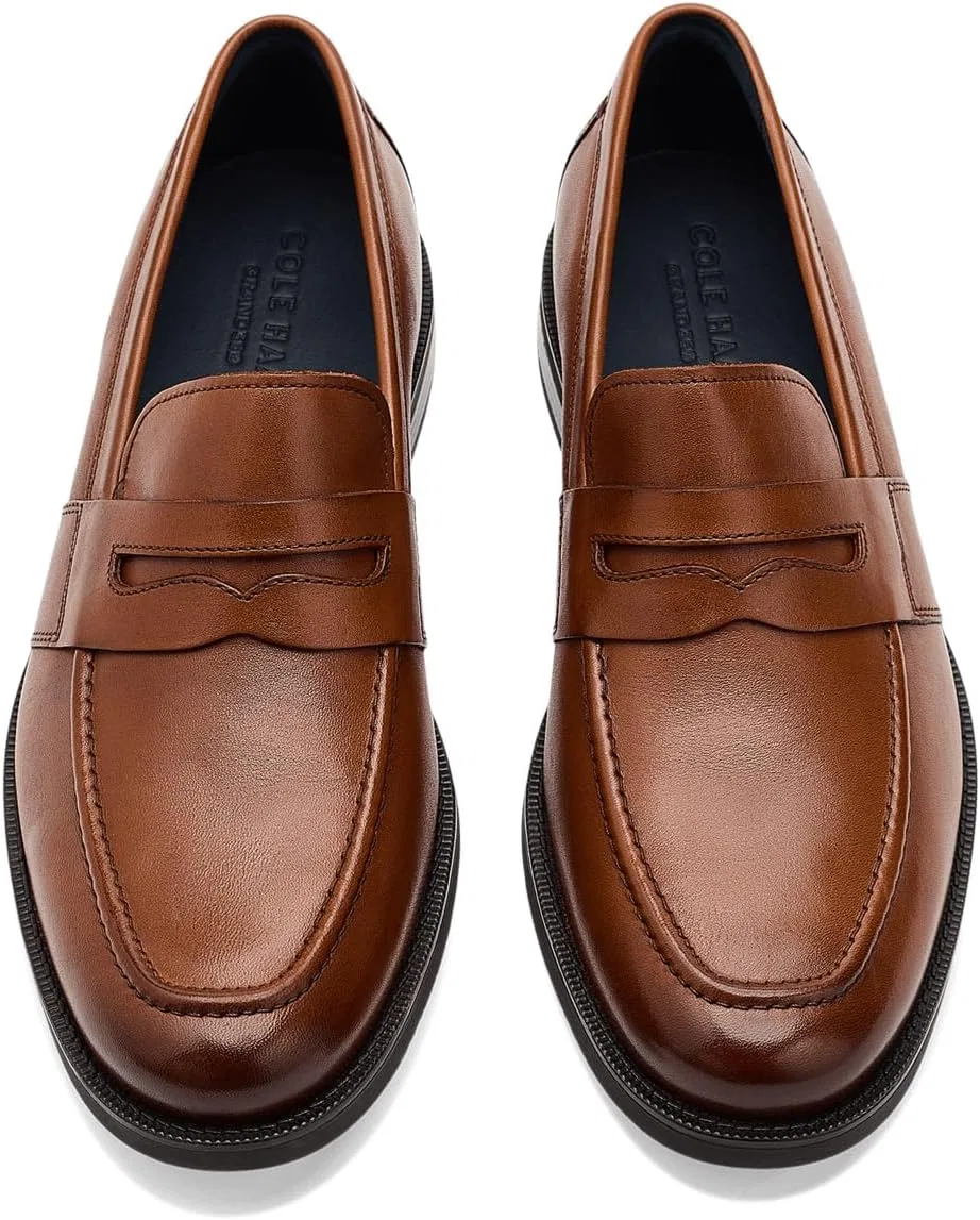 Лоферы мужские из кожи Cole Haan, British Tan/Java — фото 2