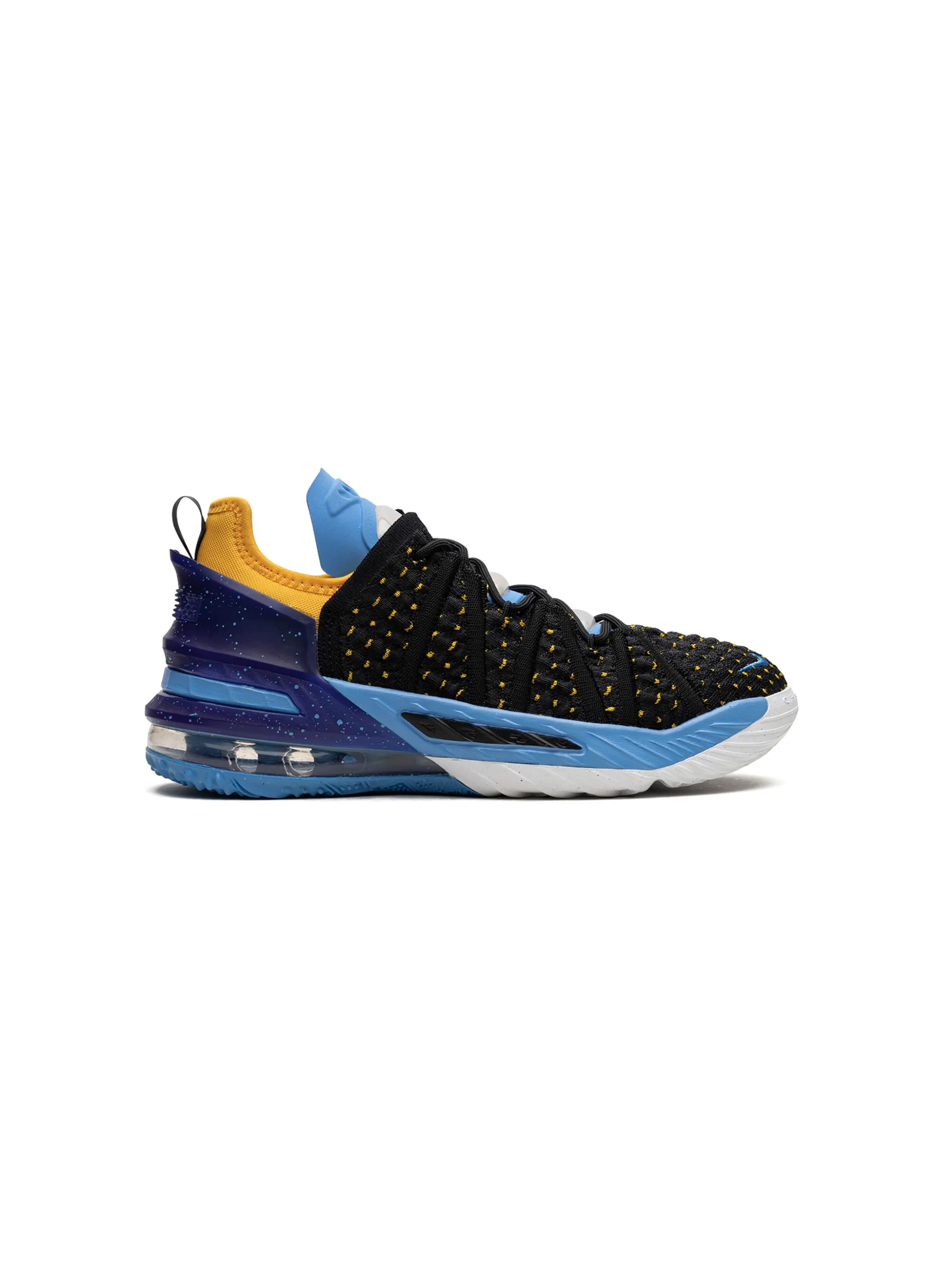 Кроссовки LeBron 18 Minneapolis Lakers Nike Kids, черный — фото 2