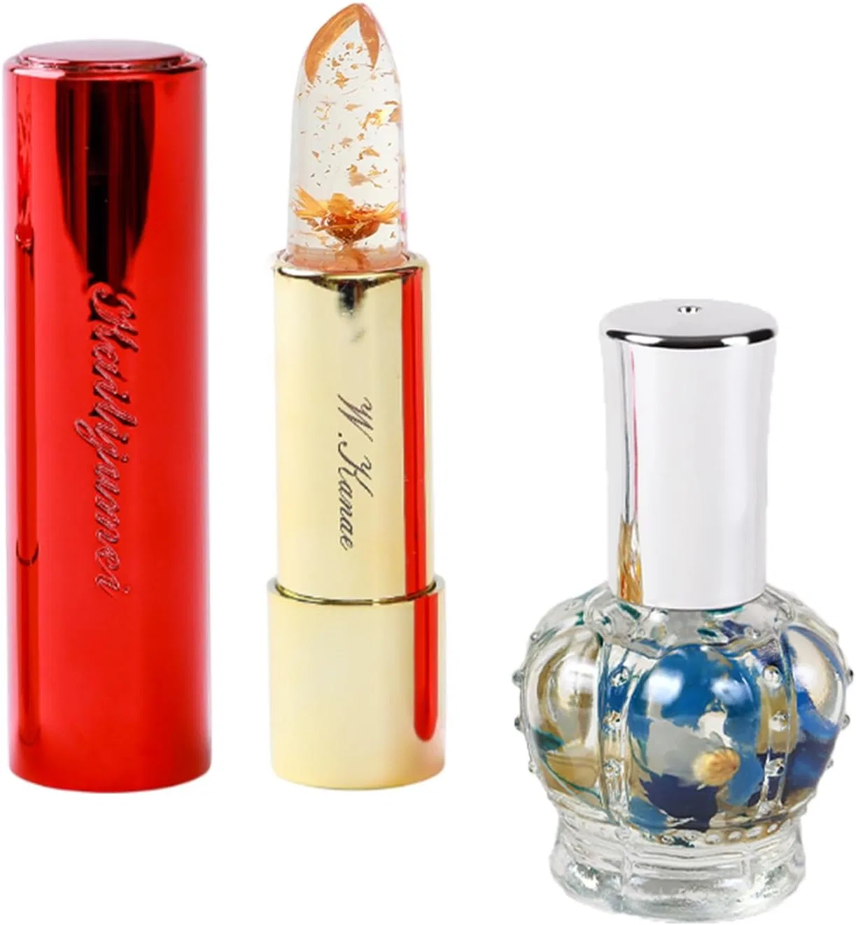 Набор тинт для губ и масло для ногтей Kailijumei Flower Tint Trip & Flower Nail Oil, 3.8 г, оранжевый The Wow