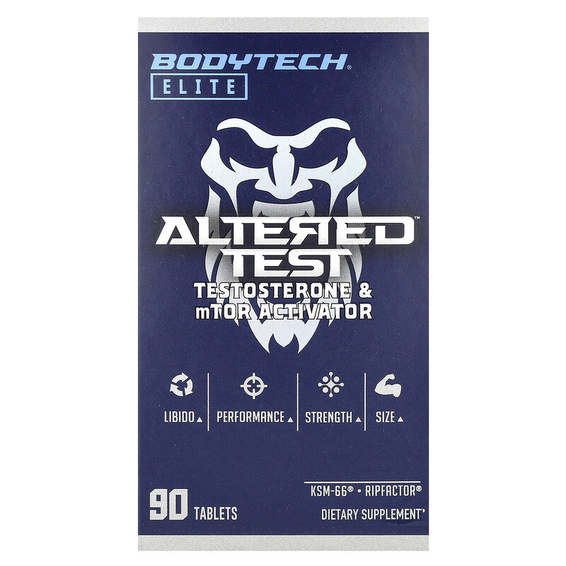 

BodyTech, Altered Test, тестостерон и активатор mTor, 90 таблеток