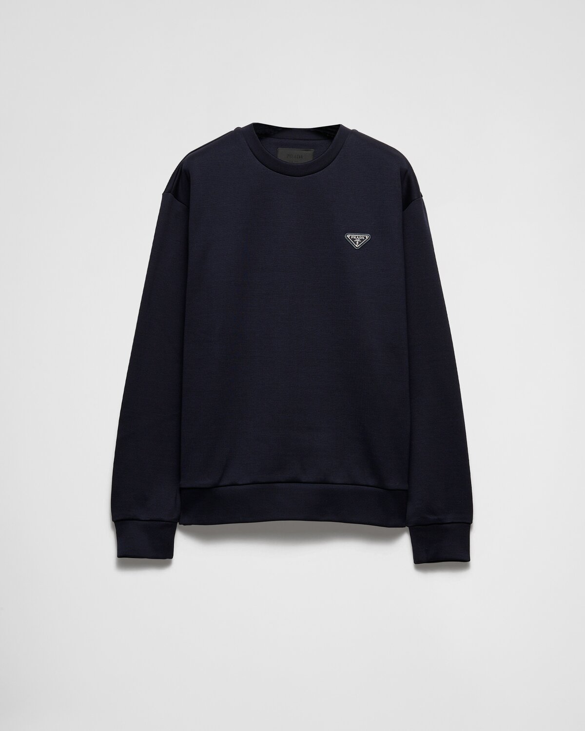 

Свитшот из технического хлопка Prada, синий