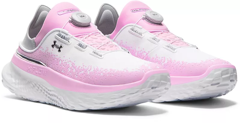 Кроссовки Under Armour SlipSpeed ​​Mega, цвет White/Pink/Silver — фото 4