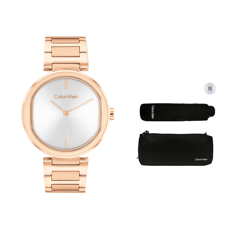 

Calvin Klein Часы Wrist Watch Quartz Movement Stainless Steel Watchband 36mm Silver Dial Women's Watch, Rose Gold