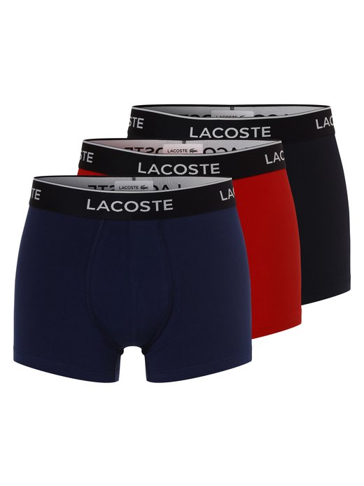 

Брюки в упаковке 3 шт. Lacoste, красный