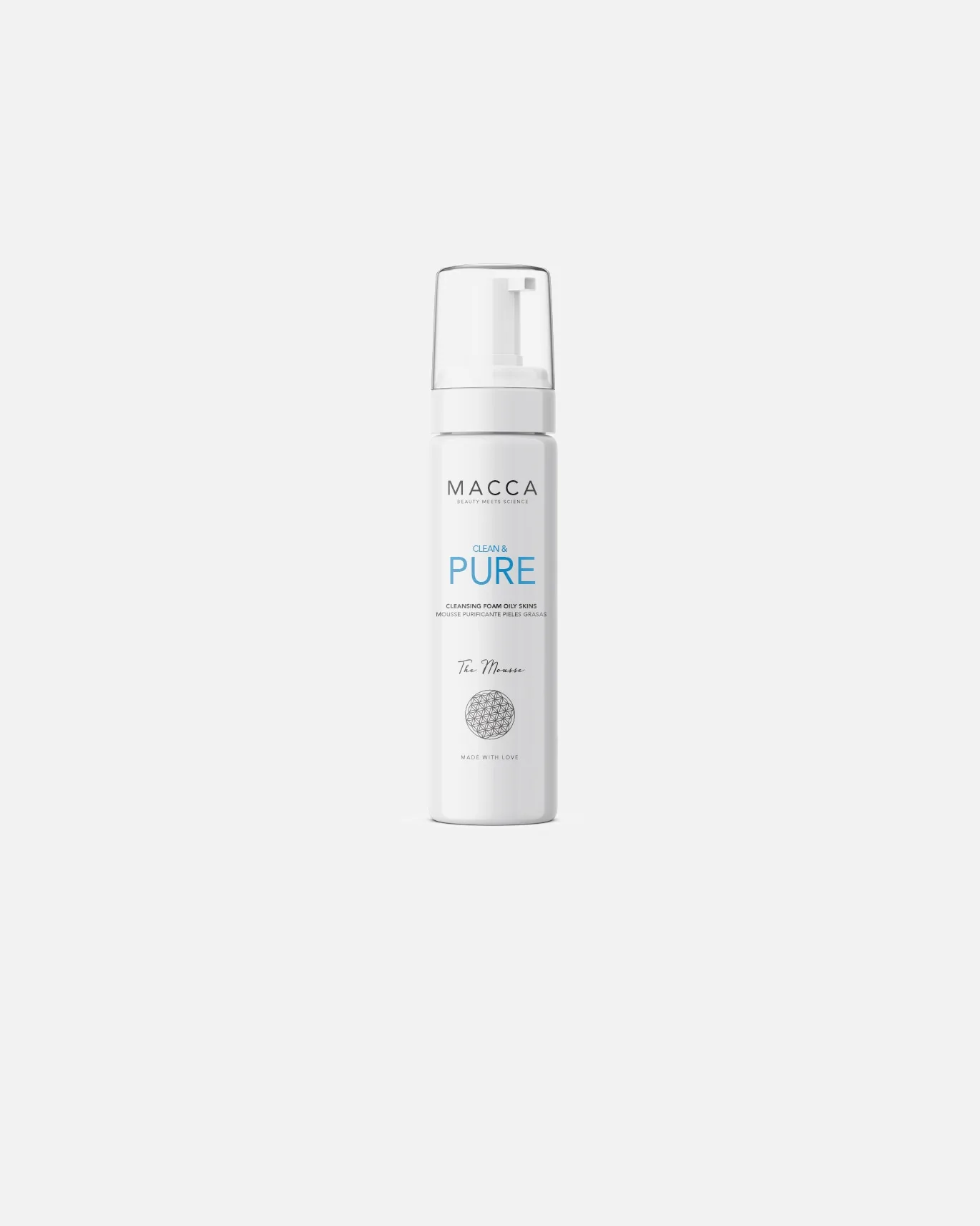 Пенка для умывания Macca — Очищающая пенка для лица Clean & Pure для жирной кожи, 200 мл