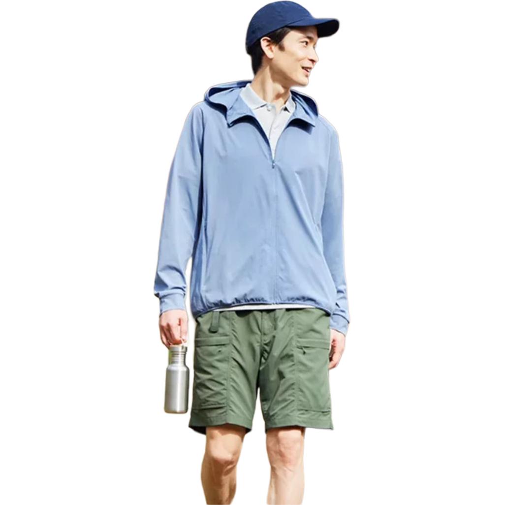 Дышащая быстросохнущая одежда с защитой от солнца Unisex UNIQLO, 62 Розовый Синий — фото 3