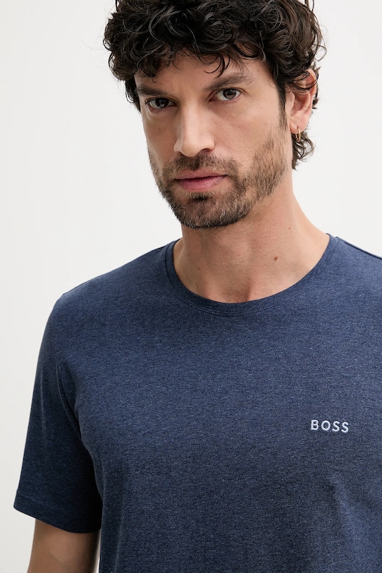 Домашняя футболка mix&match t-shirt r BOSS, темно-синий — фото 3