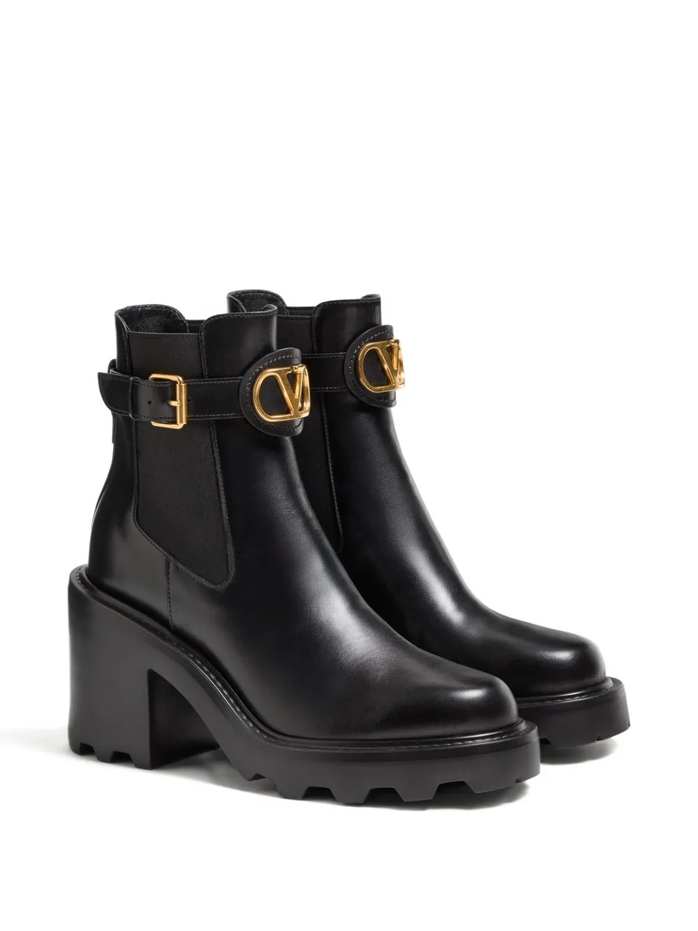 Ботильоны челси с логотипом VLogo Signature VALENTINO GARAVANI, черный — фото 2