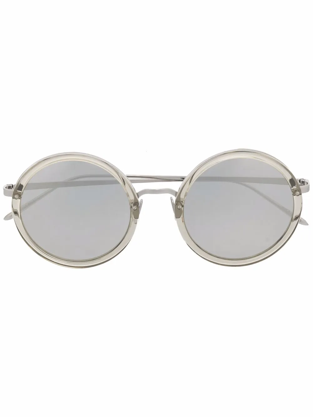 

Солнцезащитные очки Tracy C43 в круглой оправе Linda Farrow, золотистый