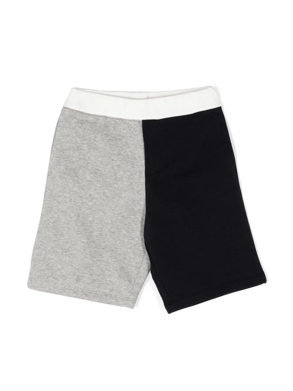 

Спортивные шорты в стиле колор-блок Emporio Armani Kids, черный