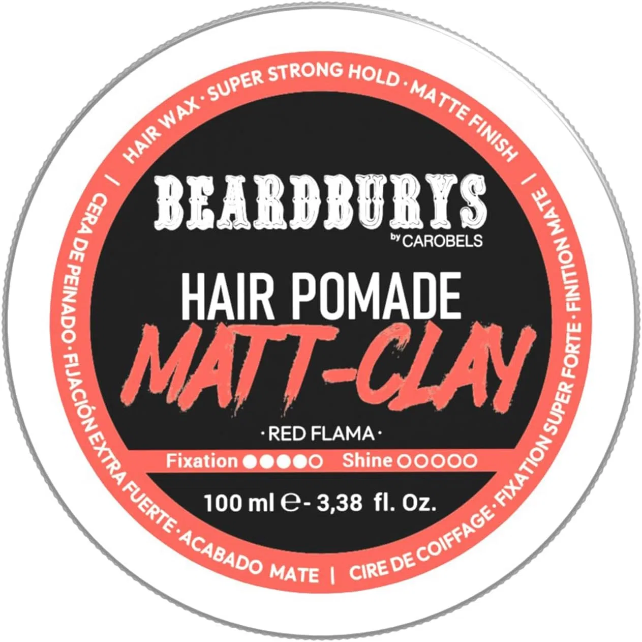Матовая глина для волос «Matte Hair Clay» от Beardburys, 100 мл By Carobels Beardburys — фото 2