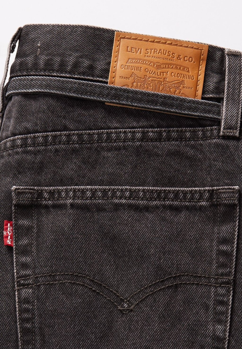 Джинсы свободного кроя XL STRAIGHT Levi's, серый деним — фото 2