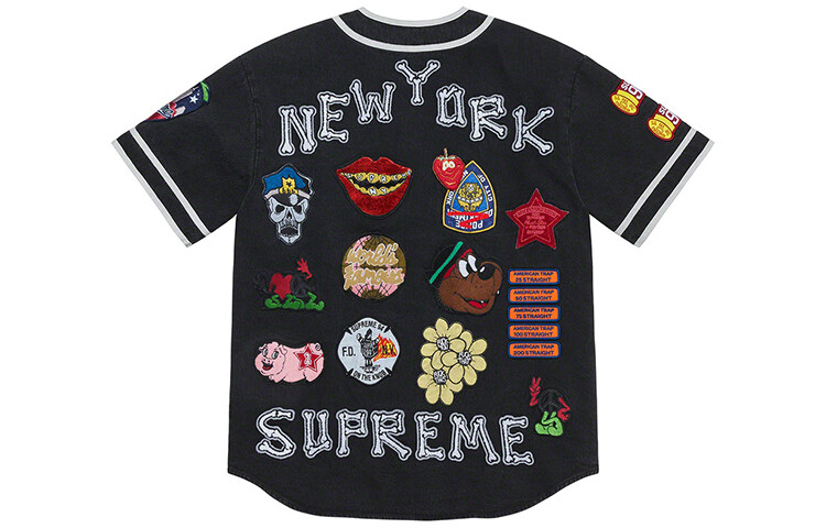 

Бейсбольная майка унисекс Supreme, цвет Blue