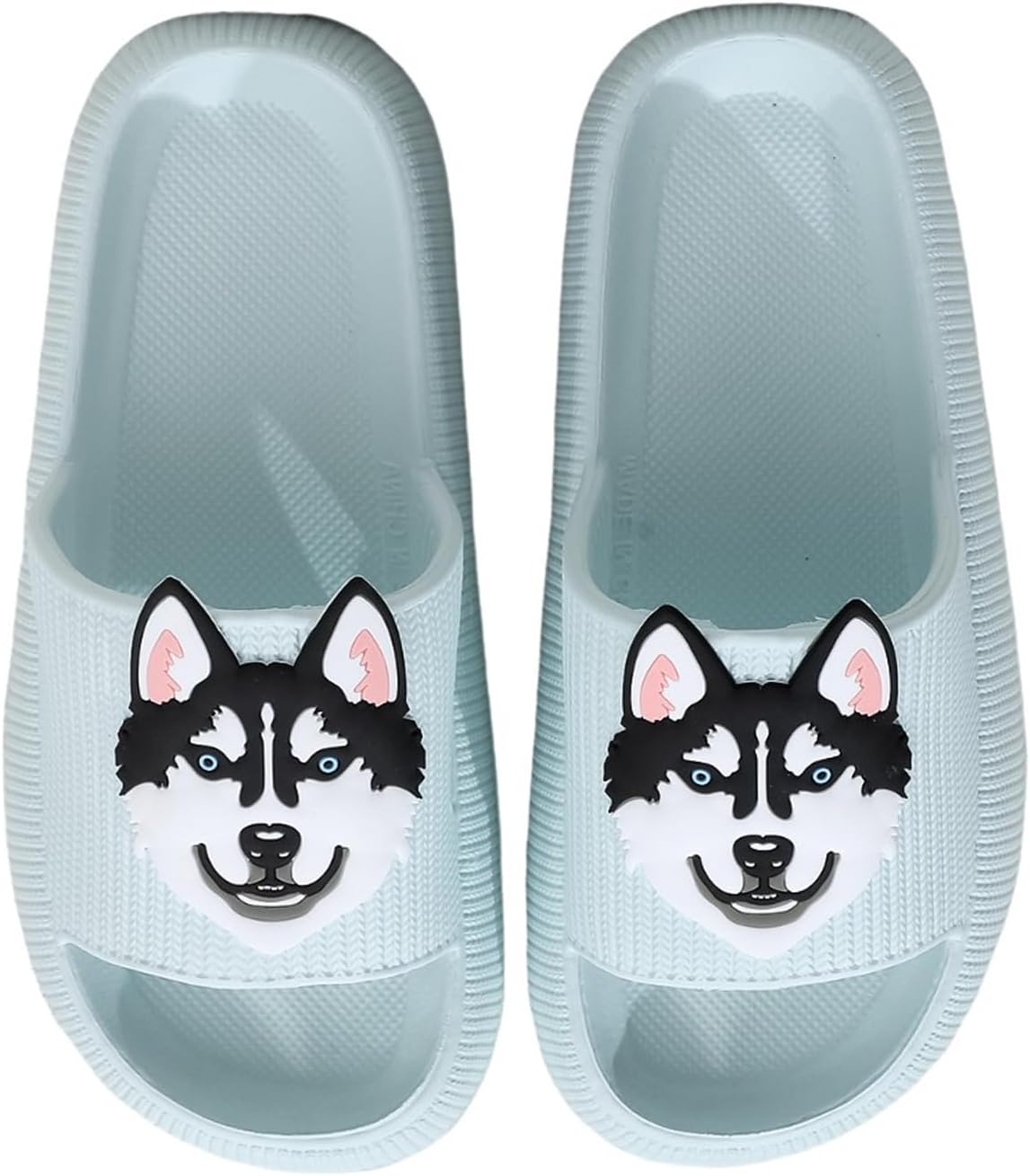 

Женские и мужские тапочки Cloud, шлепанцы для бассейна, душевые, пляжные сандалии, тапочки для ванной, с толстой подошвой, противоскользящие, удобные Nmhoo, светло-голубой