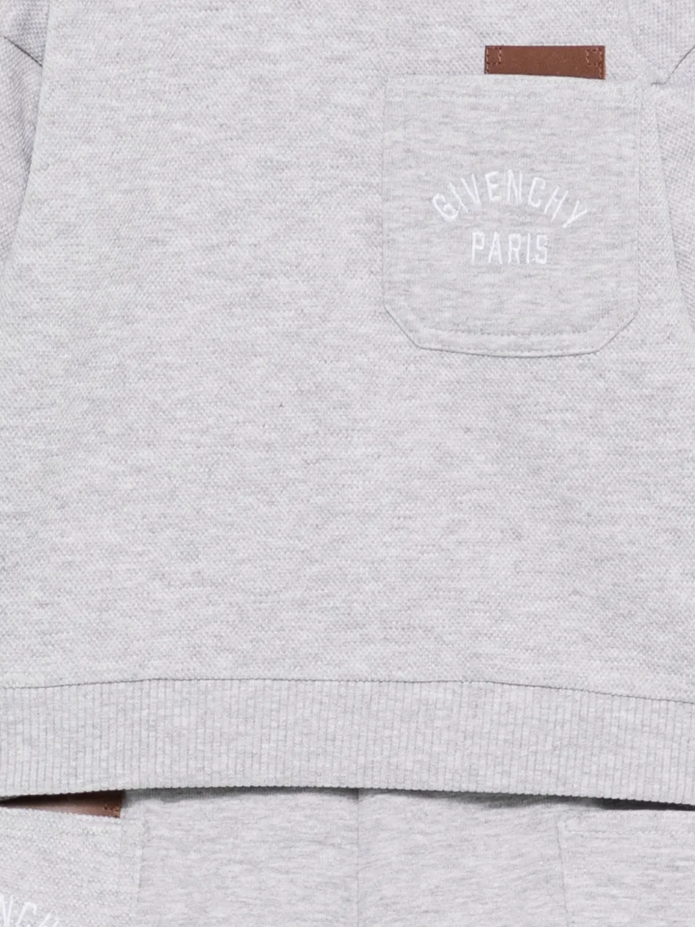 Комплект из шортов с карманами Givenchy Kids, серый — фото 3