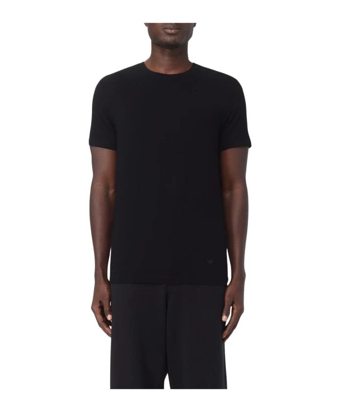 

Базовая футболка с круглым вырезом Emporio Armani, черный