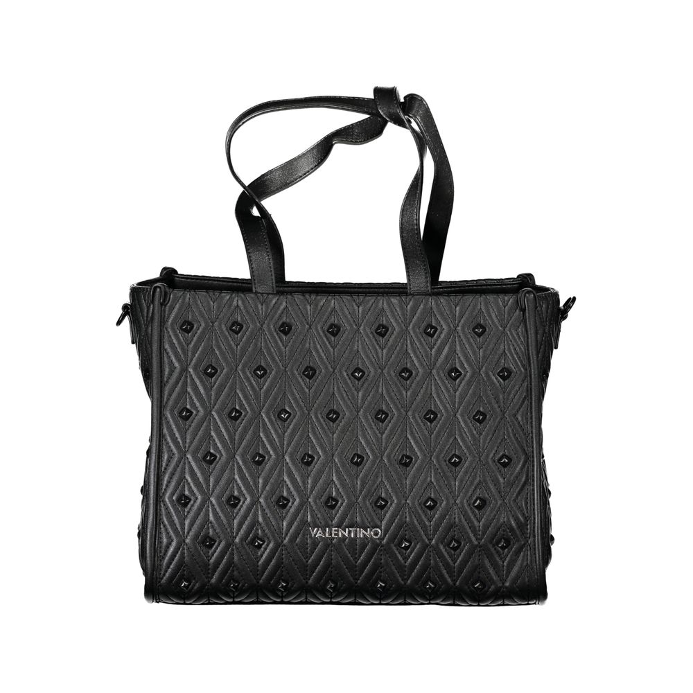 

Черная полиэтиленовая женская сумка Valentino Bags, Черный, Черная полиэтиленовая женская сумка Valentino Bags