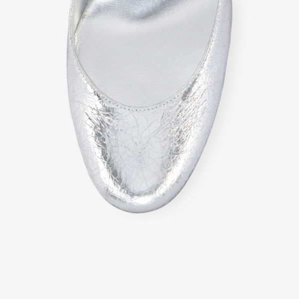 Туфли-лодочки Christian Louboutin Miss Sab 85, серебряный — фото 2