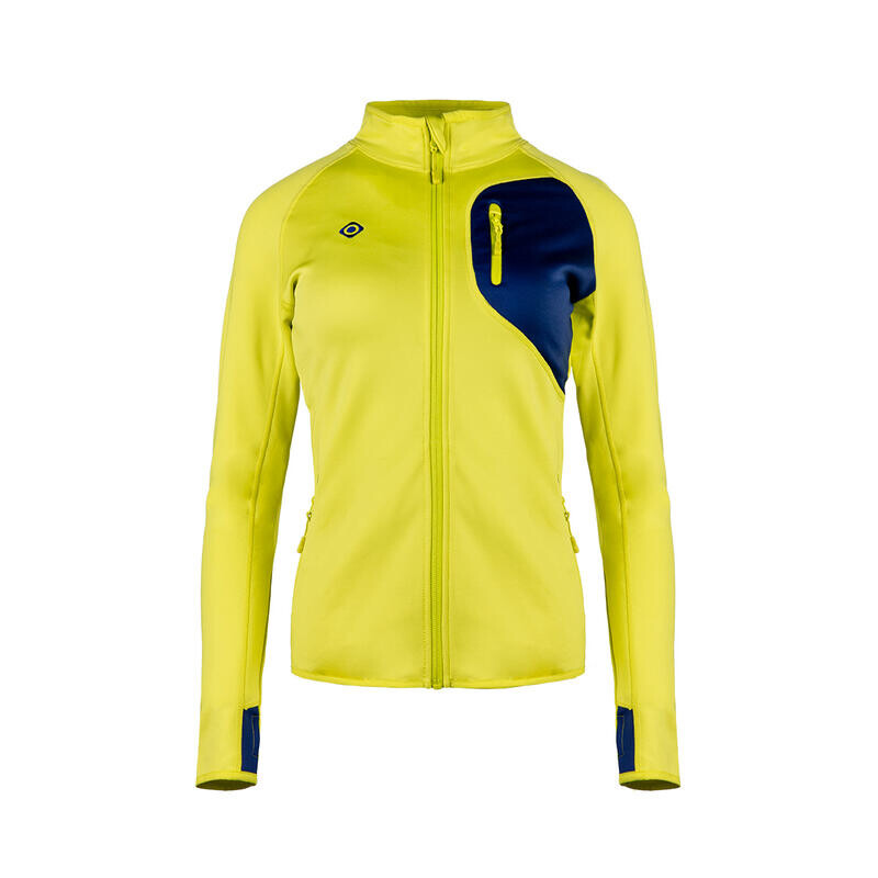 

Женский флис Izas, цвет acid yellow/azul zafiro