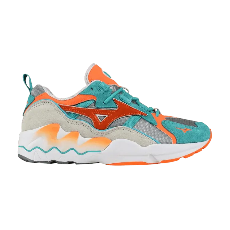 

Кроссовки Mizuno Wave Rider 1 S 'Steel Grey Orange Clown Fish', серый