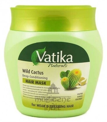 Vatika, Маска Wild Cactus для выпадающих и ломких волос 500 мл