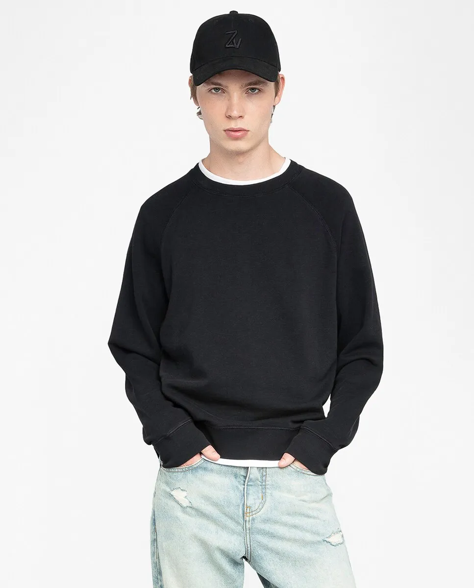 

Мужская худи Uppy с длинными рукавами Zadig & Voltaire, черный