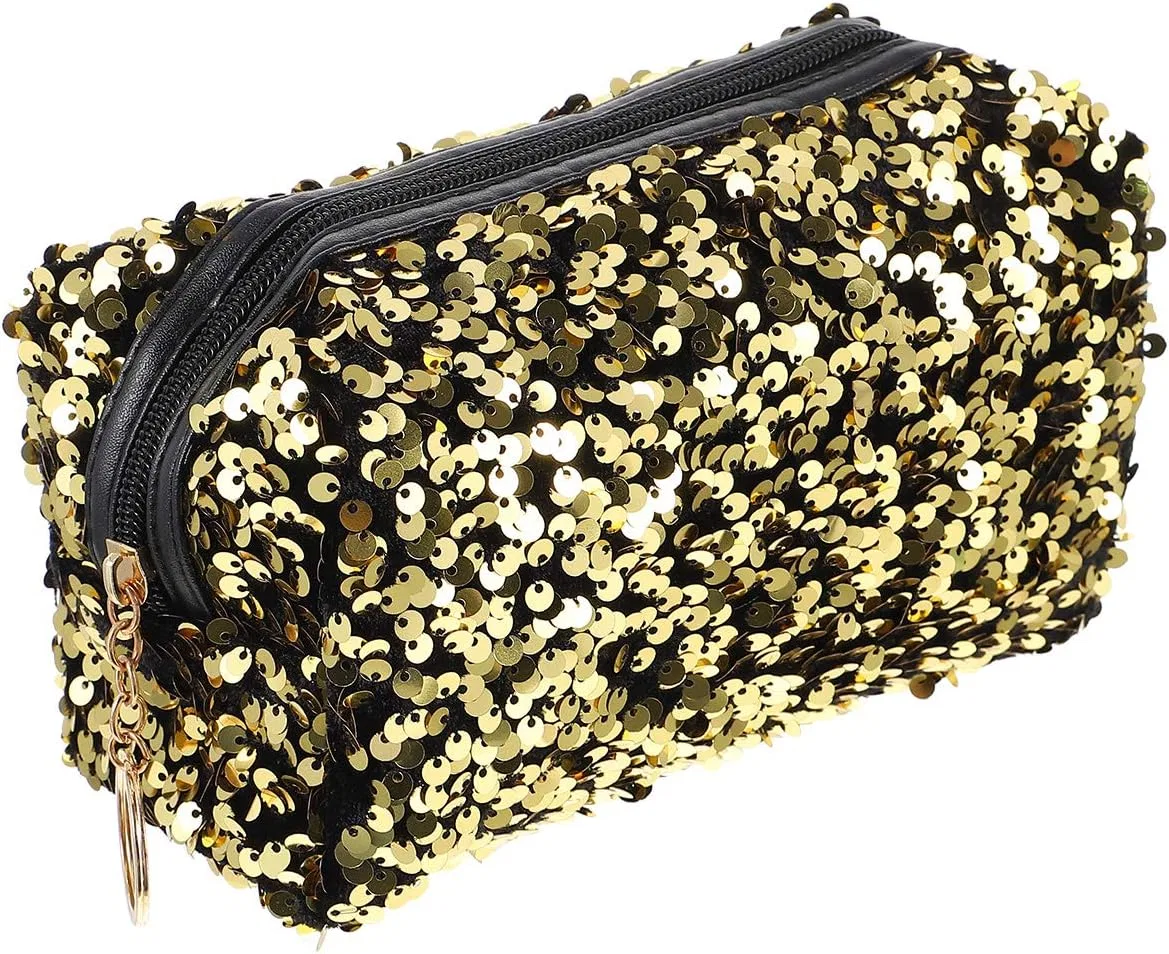 Косметичка с пайетками от PACKOVE Packove, Golden