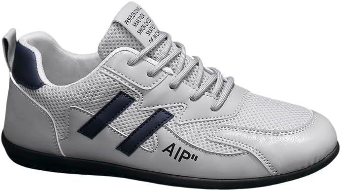 

Мужские повседневные обувные кроссовки HoaloX с шнуровкой, легкая спортивная обувь для ежедневного комфорта, Универсальный стиль, серый