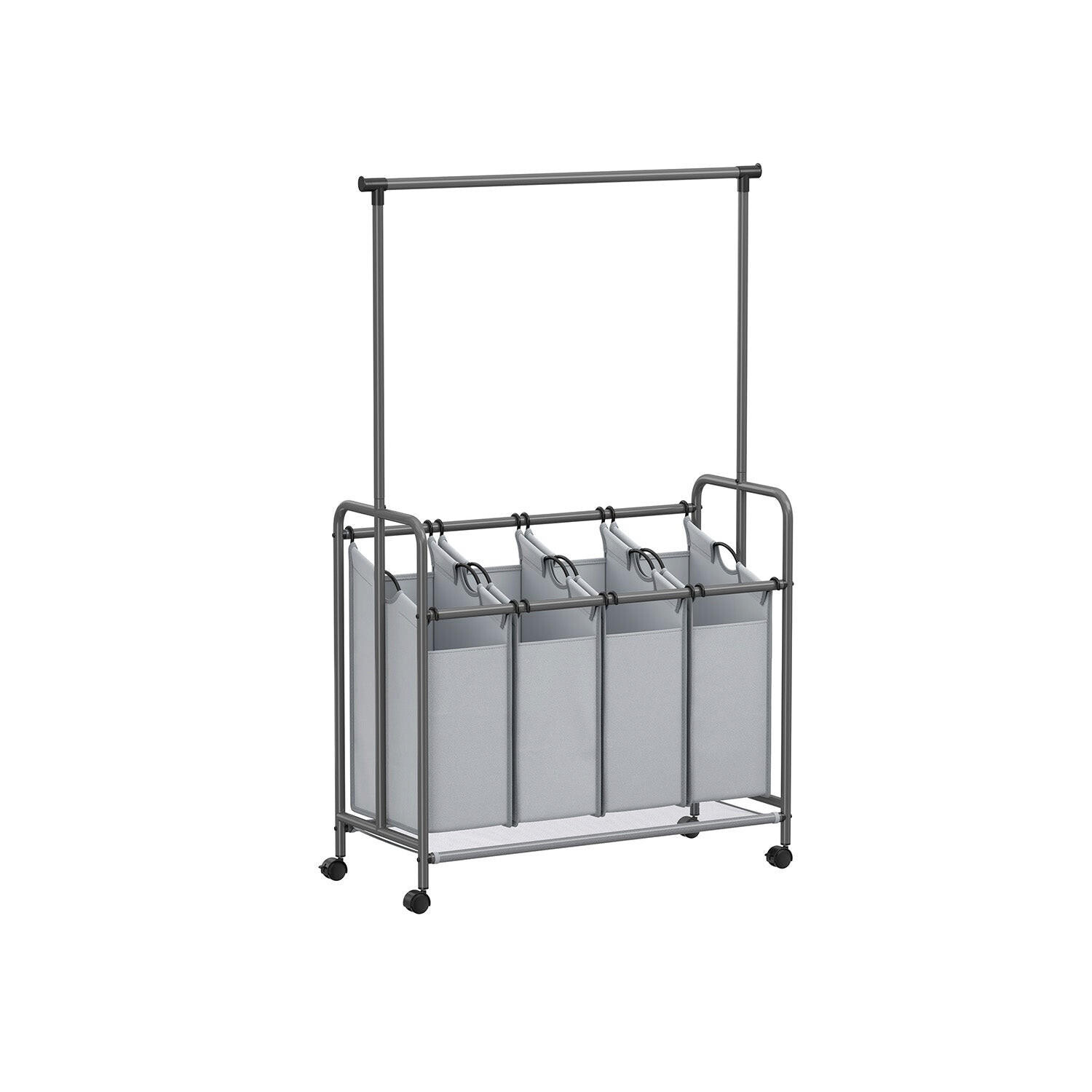 

Корзина для белья Hansiro, 44x172x108 см, серый