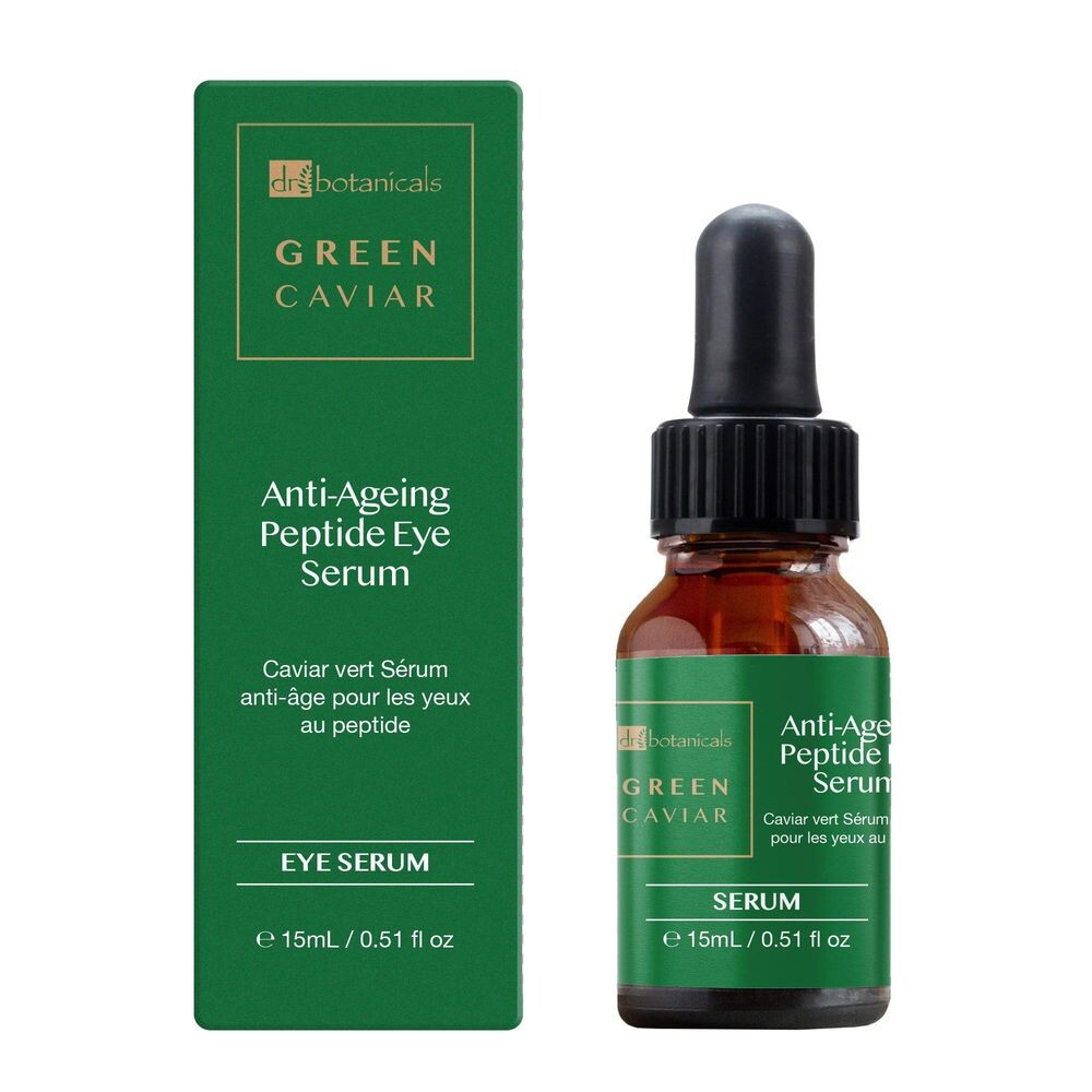 

Контур вокруг глаз Sérum de ojos con péptidos antienvejecimiento de caviar verde Dr. botanicals, 15 мл