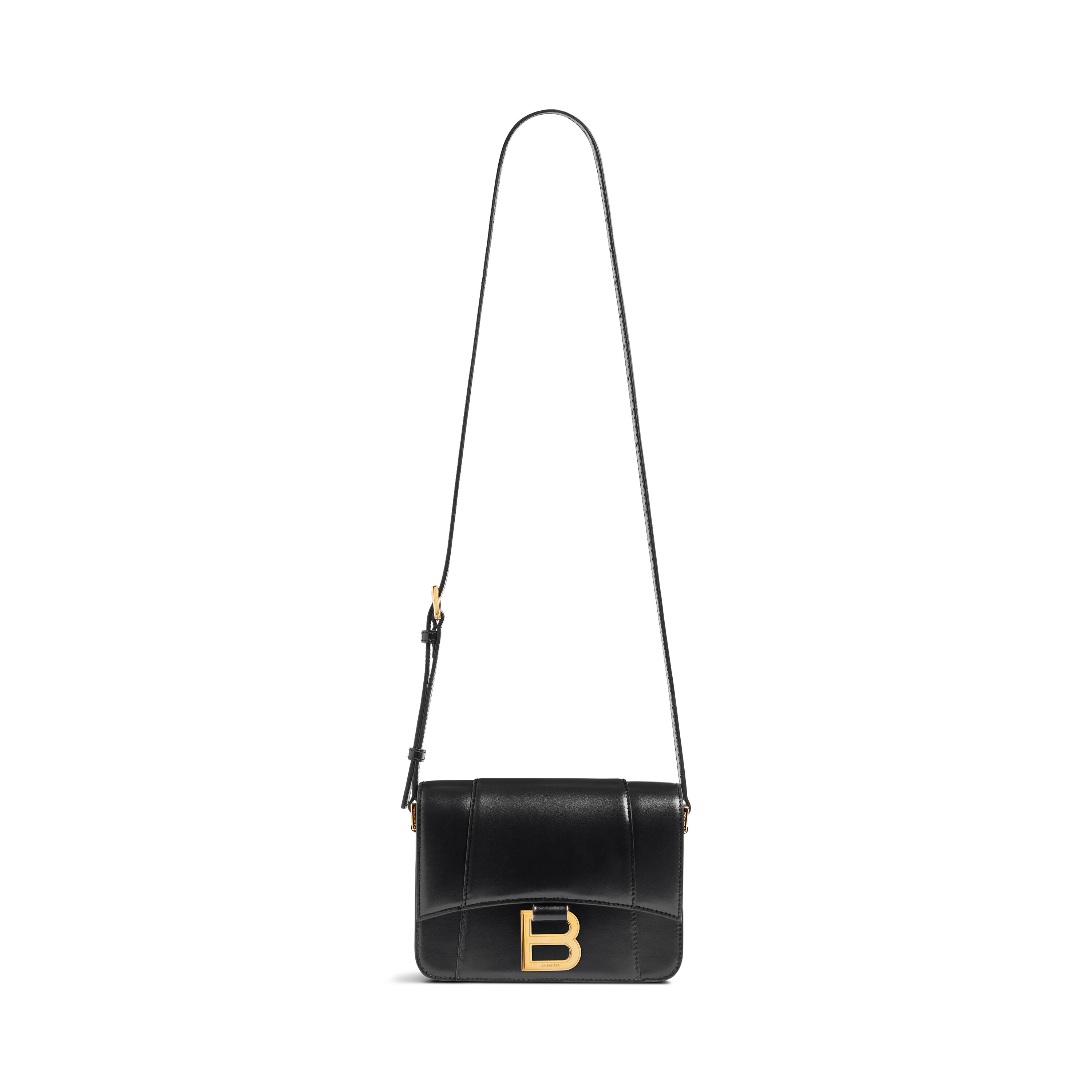 

Маленькая сумка-клапан «Песочные часы» BALENCIAGA, черный