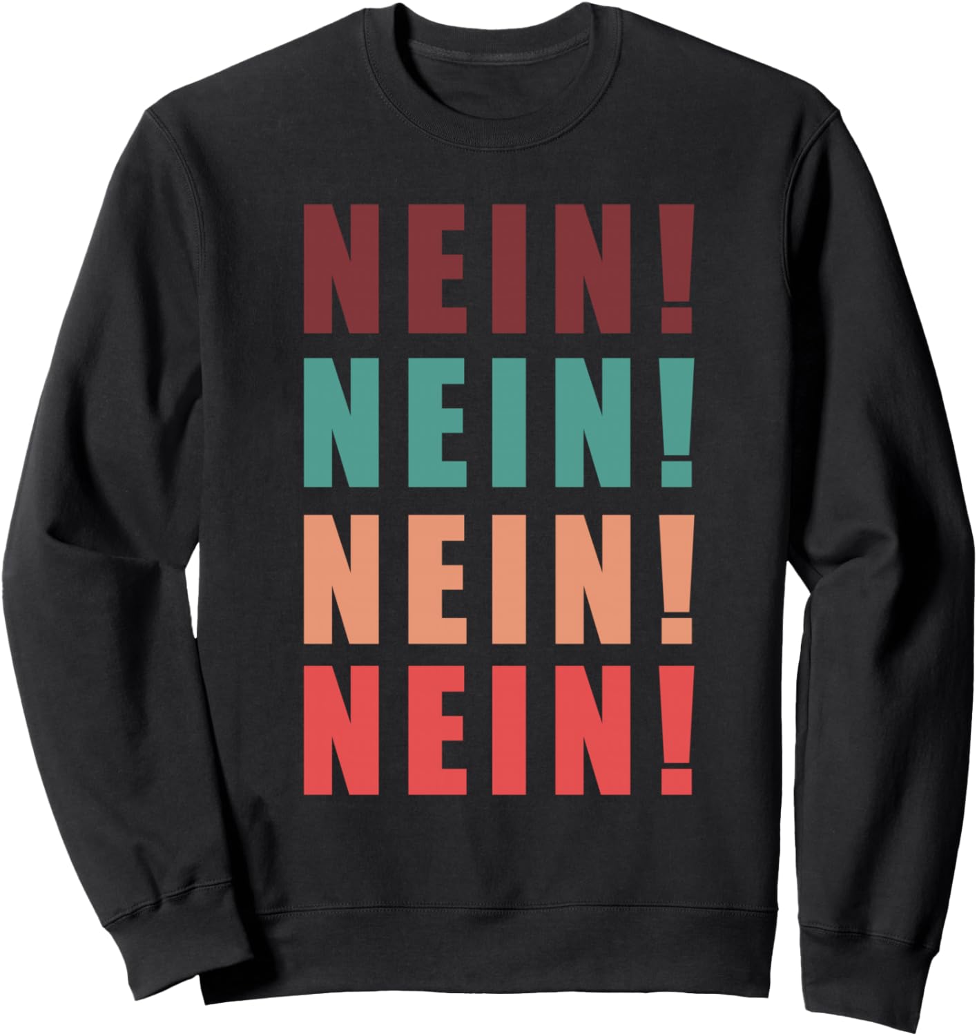 

Nein Nein Nein Nein Толстовка с забавными немецкими цитатами Funny German Quotes German Gifts, черный