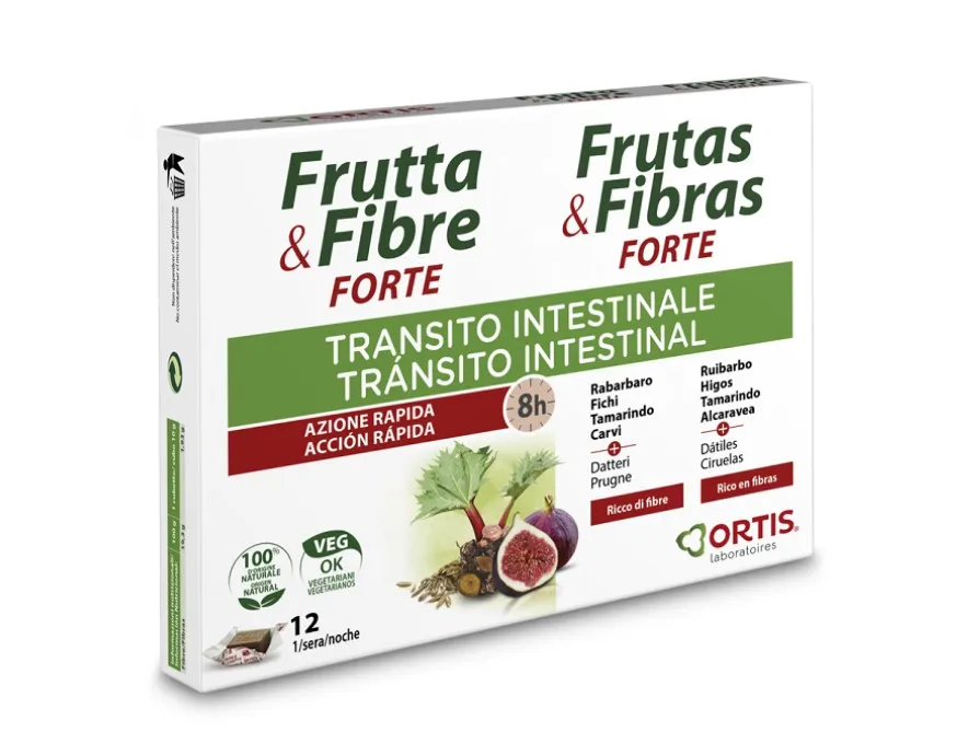 

Фрукты и клетчатка Forte 12 кубиков для улучшения кишечного транзита Frutta&Fibre