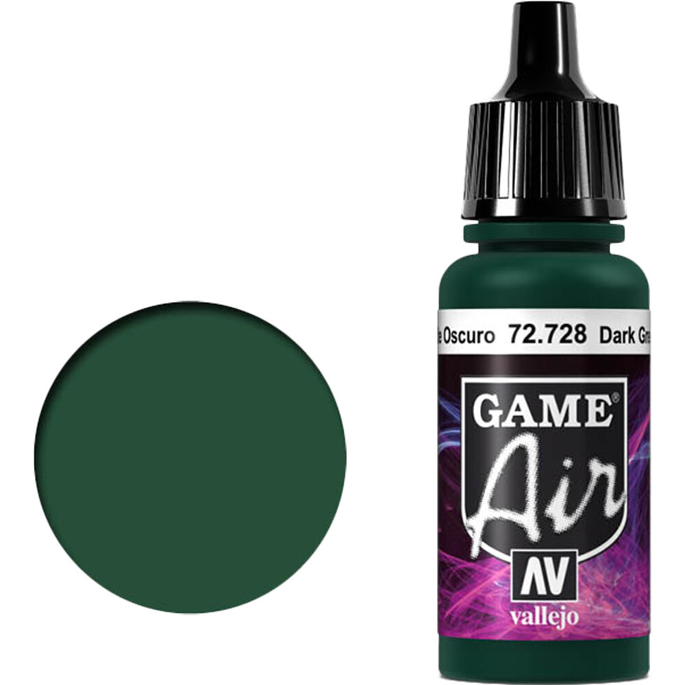 

Аксессуары Vallejo Game Air: Dark Green (17ml)