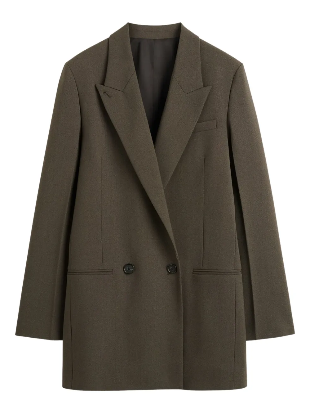 

Двубортный пиджак Toteme, зеленый