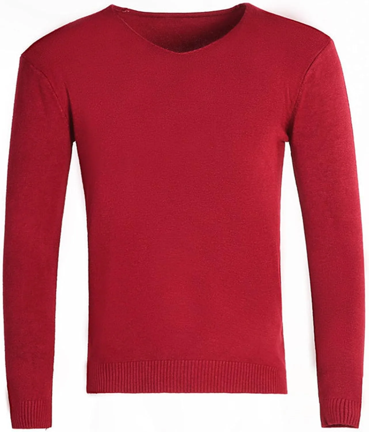 

Мужской свитер с V-образным вырезом, базовый, уютный, кабельная вязка Cambkatl