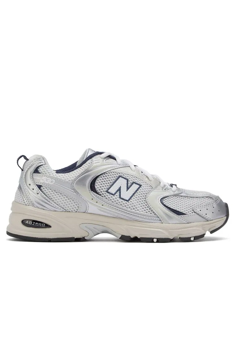 Кроссовки, серебристые, New Balance 530